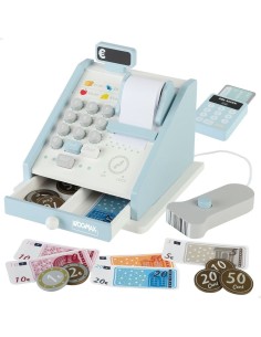 Toy Cash Register Woomax 18 Pieces 4 Units 18 x 15 x 18 cm 2