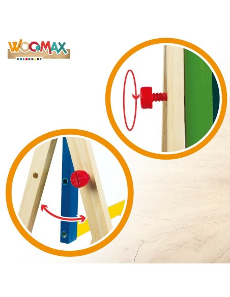2 in 1 Board Woomax 5 Pieces 37,5 x 65 x 30,5 cm 4 Units