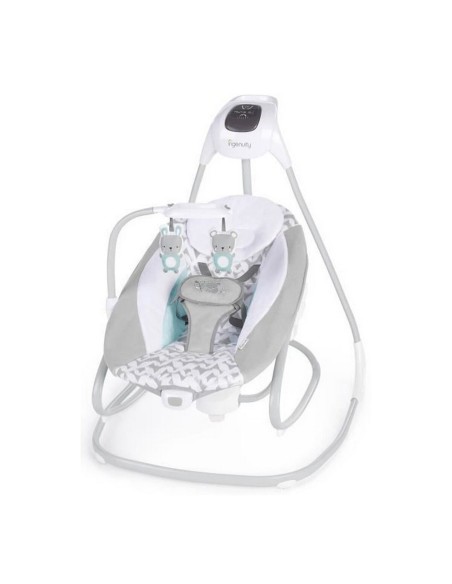 Rocking Chair Ingenuity 2-in-1 Swing Lounger - Raylan Grey White