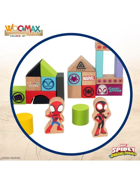 Playset Spidey Amazing Friends 50 Pieces 4 Units 8 x 9,5 x 1,5 cm