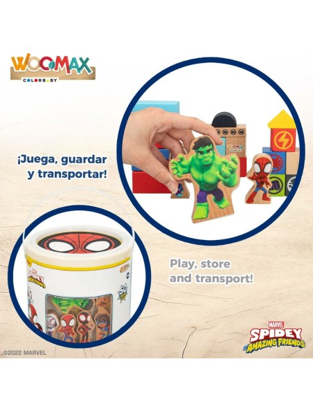 Playset Spidey Amazing Friends 50 Pieces 4 Units 8 x 9,5 x 1,5 cm