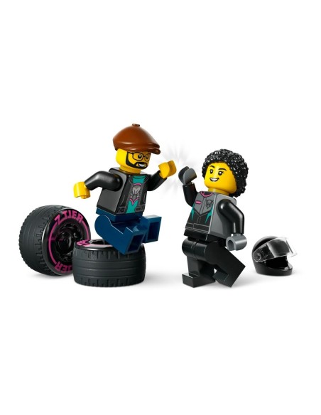 Playset Lego 60406 Race Car and car carrier truck