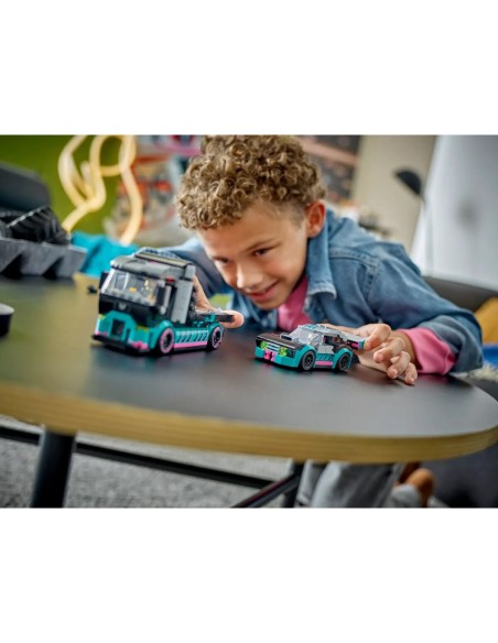 Playset Lego 60406 Race Car and car carrier truck