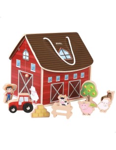 Playset Woomax Farm 9 Pieces 4 Units 19 x 18 x 19 cm 2