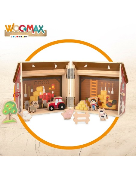 Playset Woomax Farm 9 Pieces 4 Units 19 x 18 x 19 cm