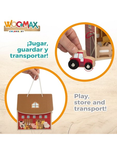 Playset Woomax Farm 9 Pieces 4 Units 19 x 18 x 19 cm