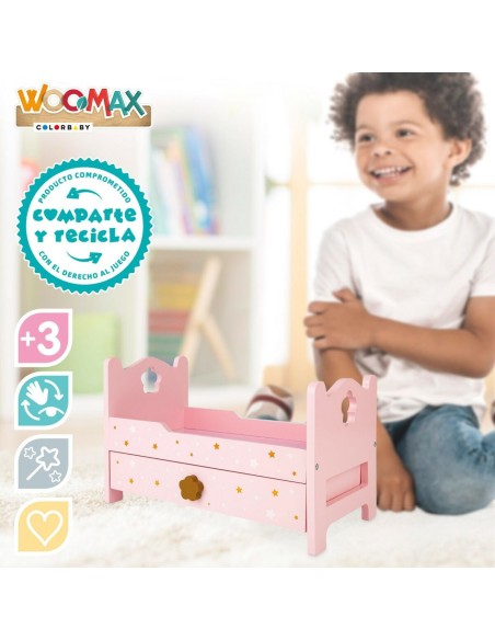 Bed Woomax Pink 4 Units 31 x 20 x 16 cm