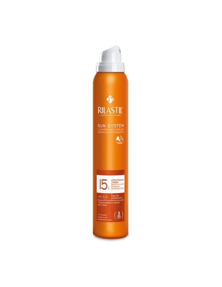 Body Sunscreen Spray Rilastil Sun System Transparent Spf 50+ (200 ml)