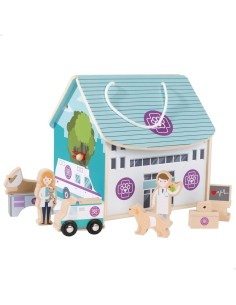 Playset Woomax Vet 9 Pieces 4 Units 19 x 18 x 19 cm 2