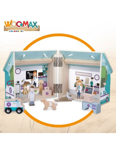 Playset Woomax Vet 9 Pieces 4 Units 19 x 18 x 19 cm