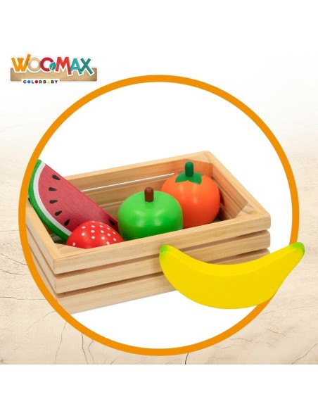 Toy Food Set Woomax 12 Pieces (4 Units)