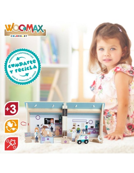 Playset Woomax Vet 9 Pieces 4 Units 19 x 18 x 19 cm