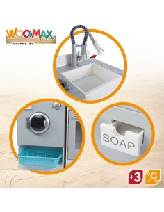 Toy kitchen Play & Learn Modern 95 x 95 x 30 cm 2