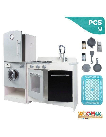 Toy kitchen Play & Learn Modern 95 x 95 x 30 cm