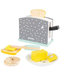 Toy toaster Woomax 8 Pieces 19,5 x 12,5 x 8 cm (4 Units) 2