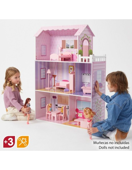 Doll's House Play & Learn 14 Pieces 80 x 112 x 31 cm