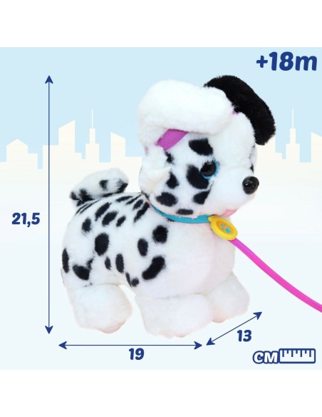 Plush Pet Eolo Sprint Dog 19 x 21,5 x 13 cm (4 Units)