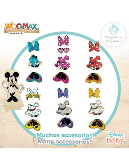 Figures Disney 54 Pieces 4 Units 11,5 x 17,5 x 1,2 cm