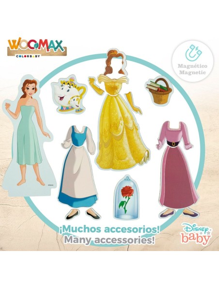 Figures Disney Princess 45 Pieces 4 Units 9 x 20,5 x 1,2 cm