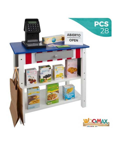 Toy Supermarket Woomax 28 Pieces 48 x 70 x 30 cm