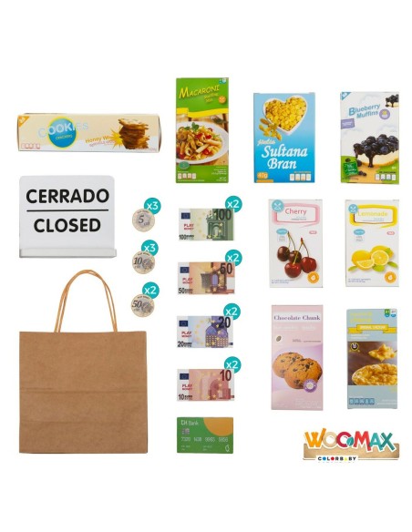 Toy Supermarket Woomax 28 Pieces 48 x 70 x 30 cm