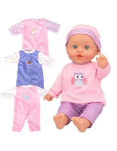 Baby doll Colorbaby 2 Units 24 x 42 x 11 cm 2