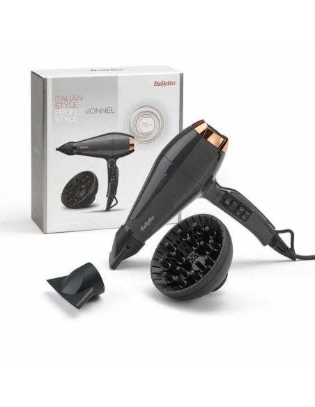 Hairdryer Babyliss 6719DE 2200 W 2200 W Black Grey