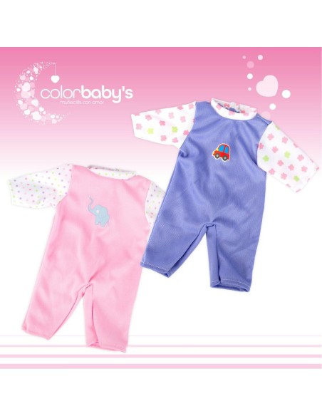 Baby doll Colorbaby 2 Units 24 x 42 x 11 cm