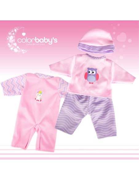 Baby doll Colorbaby 2 Units 24 x 42 x 11 cm