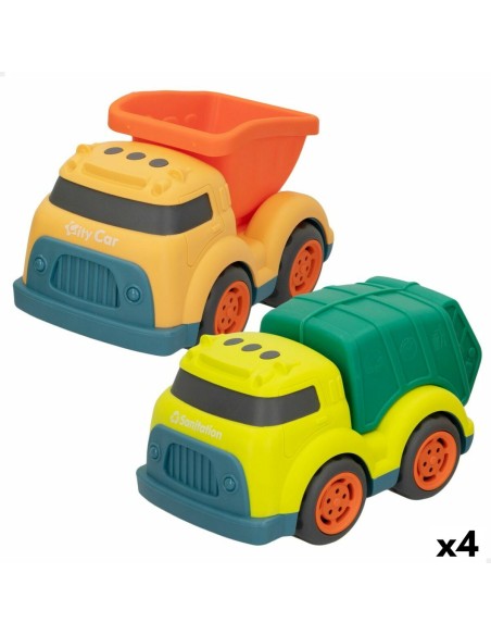Construction Work Vehicles (Set) Motor Town 17,5 x 11 x 11 cm (4 Units)