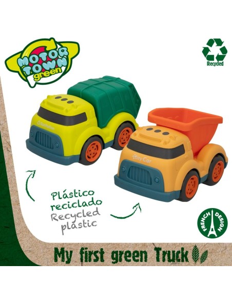 Construction Work Vehicles (Set) Motor Town 17,5 x 11 x 11 cm (4 Units)