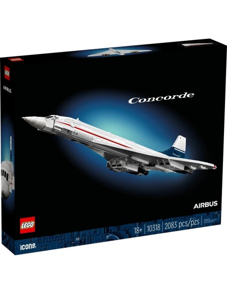 Construction set Lego 10318 Concorde White 2083 Pieces
