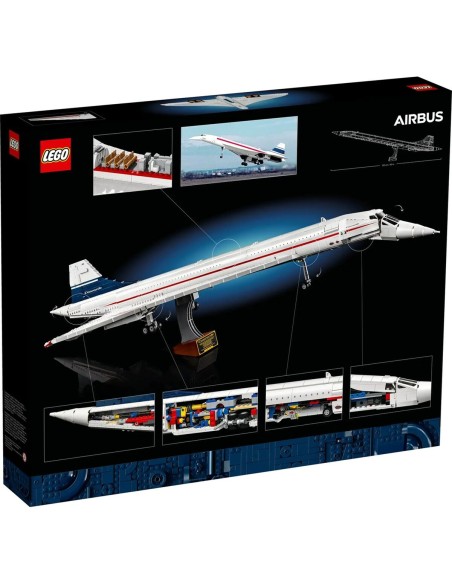 Construction set Lego 10318 Concorde White 2083 Pieces