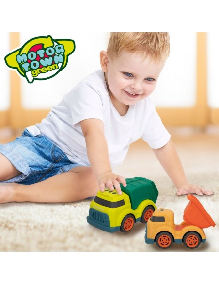 Construction Work Vehicles (Set) Motor Town 17,5 x 11 x 11 cm (4 Units)
