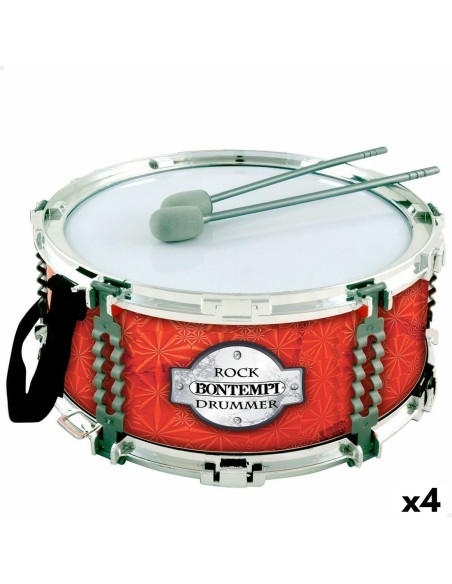 Drum Bontempi Plastic 30,5 x 13,5 x 30,5 cm (4 Units)