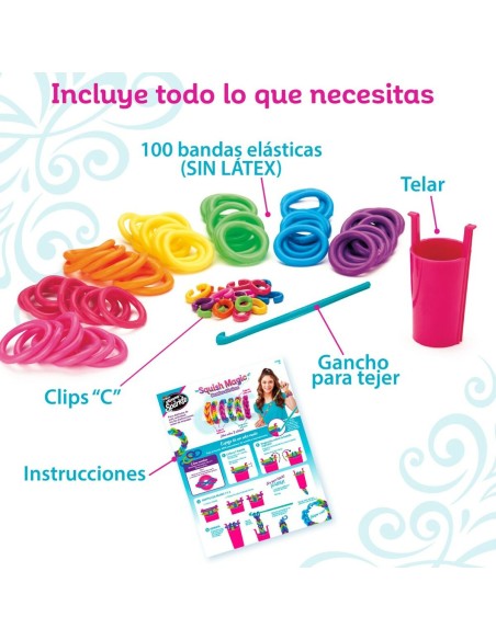 Bracelet Making Kit Cra-Z-Art Plastic 3,4 x 0,3 x 2,7 cm 4 x 8 x 3,5 cm (4 Units)