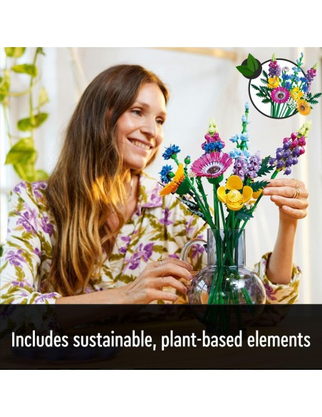 Construction set Lego Icons 10313 Bouquet of wild flowers 939 Pieces