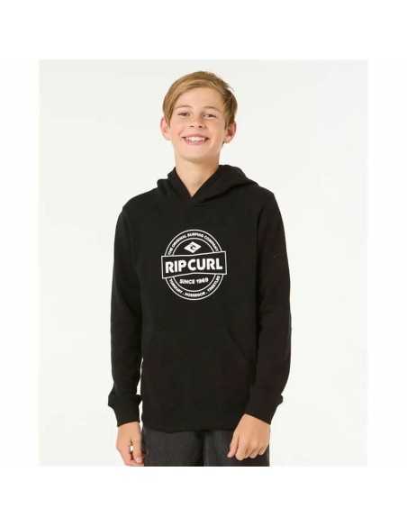 Children’s Hoodie Rip Curl Stapler Hood Black