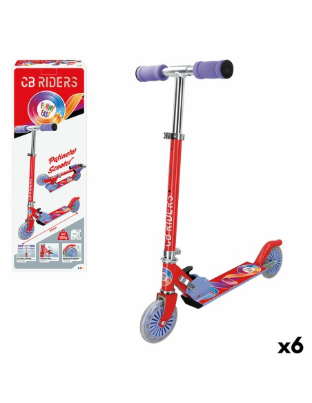 Scooter Colorbaby Red 6 Units