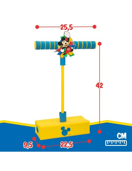 Pogobouncer Mickey Mouse 3D Yellow Children's (4 Units)