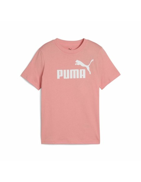 Child's Short Sleeve T-Shirt Puma Puma Essentials No. 1 Logo G Pink