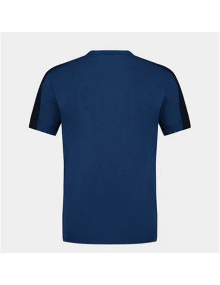 Child's Short Sleeve T-Shirt Le coq sportif Ess N°1 Enfant Black Navy Blue