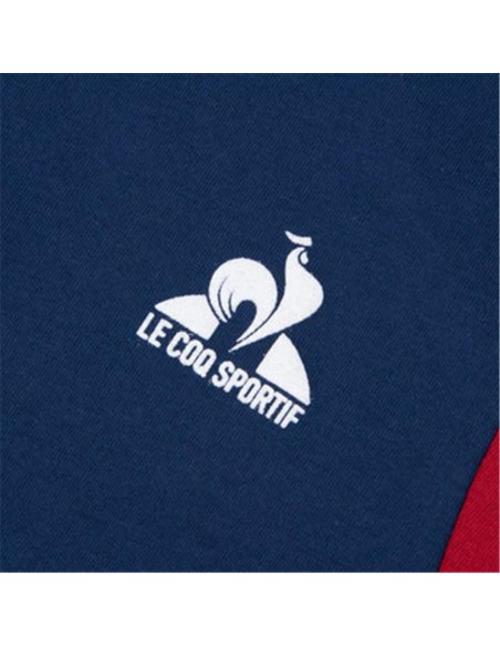 Child's Short Sleeve T-Shirt Le coq sportif Ess N°1 Enfant Black Navy Blue
