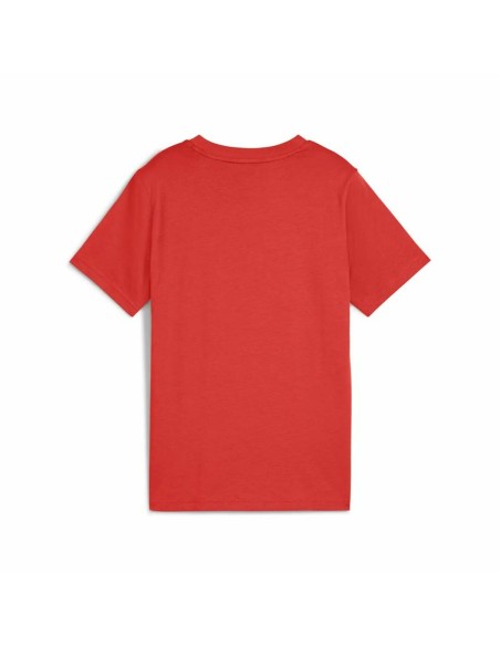 Child's Short Sleeve T-Shirt Puma Essentials 2 Red