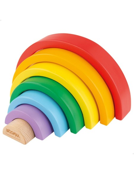 Skills game Woomax Rainbow 21 x 10 x 3,5 cm (12 Units)