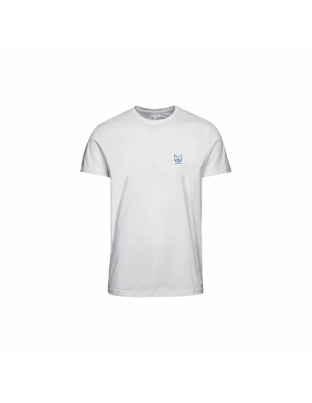Child's Short Sleeve T-Shirt Jack & Jones Jjdenim Logo O-Neck White
