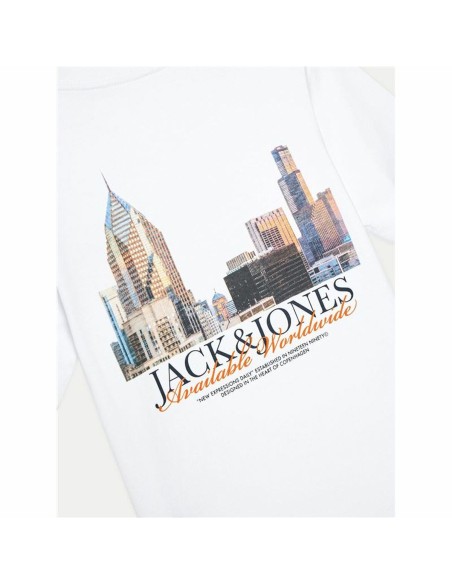 Child's Short Sleeve T-Shirt Jack & Jones Jorboston Photo w Neck