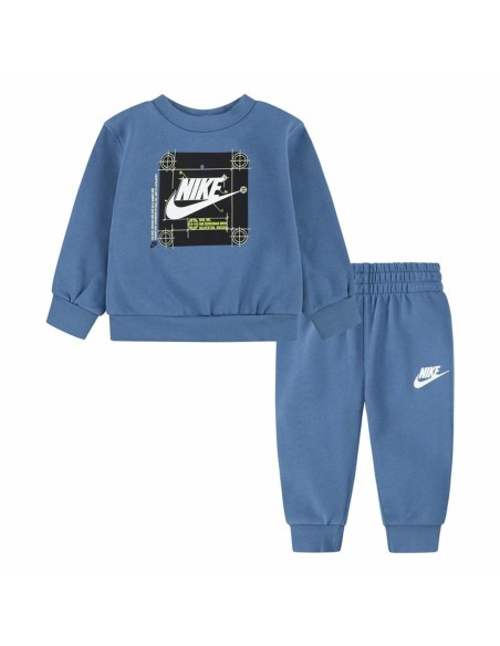 Children's Sports Outfit Nike Nsw Future Utility Crew Blue