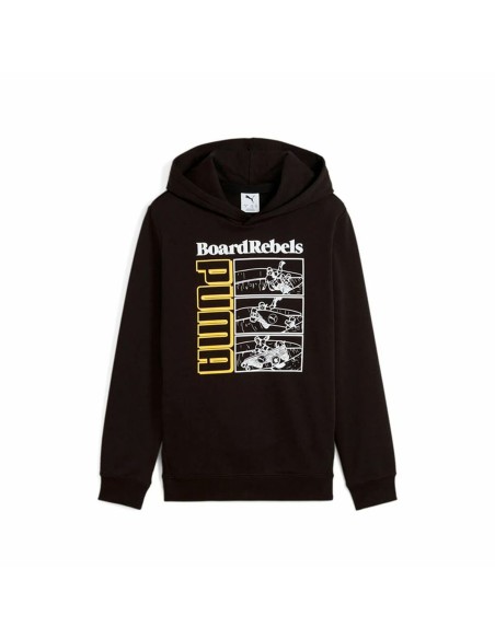 Hooded Sweatshirt for Girls Puma Mid90S Tr B Black
