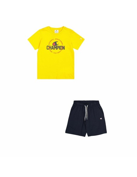 Children's Sports Outfit Champion Yellow Navy Blue